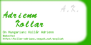 adrienn kollar business card